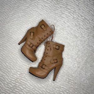 Brown ankle boots